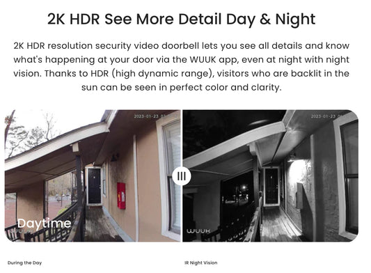 WUUK Doorbell Pro with Base Station