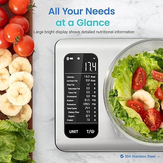 COSORI Smart Kitchen Scale with Nutritional Calculator