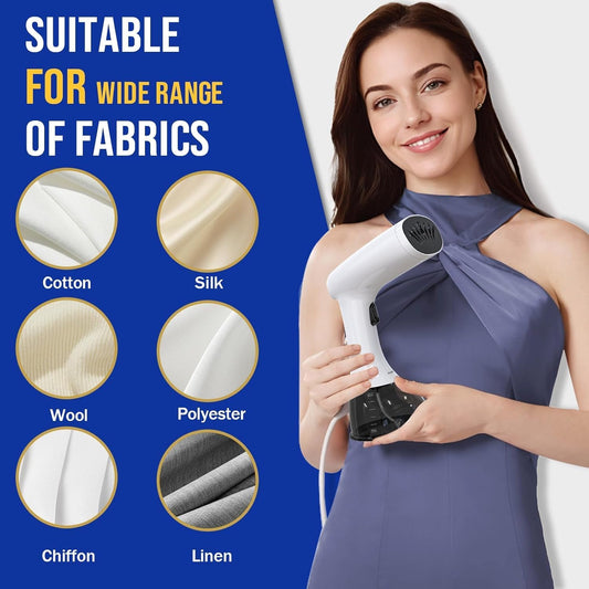 Rolipo Portable Garment Steamer – Wrinkle Removal