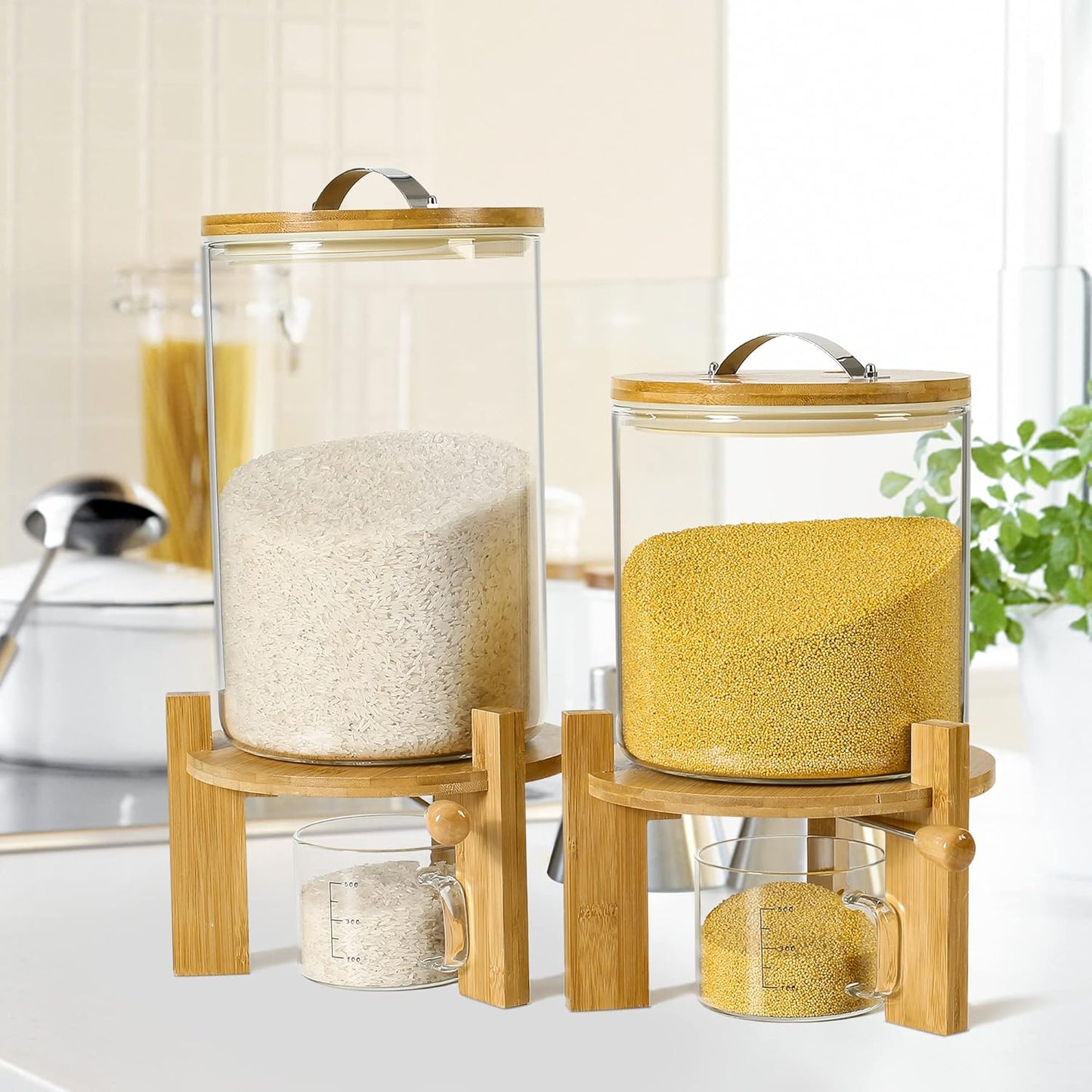 Vuinop Rice Dispenser & Pantry Organizer (5L)