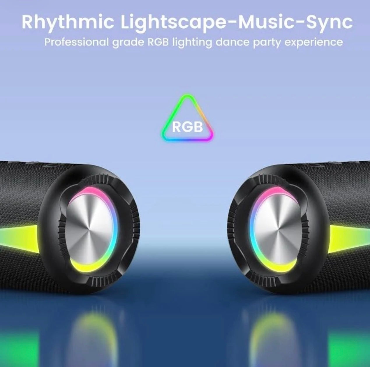 RGB Waterproof Bluetooth Speaker